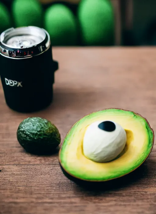 Prompt: dslr photo portrait still of an avocado as a muppet!!!! 8 5 mm f 1. 8