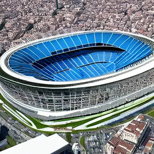 Image similar to Napoli new stadium,