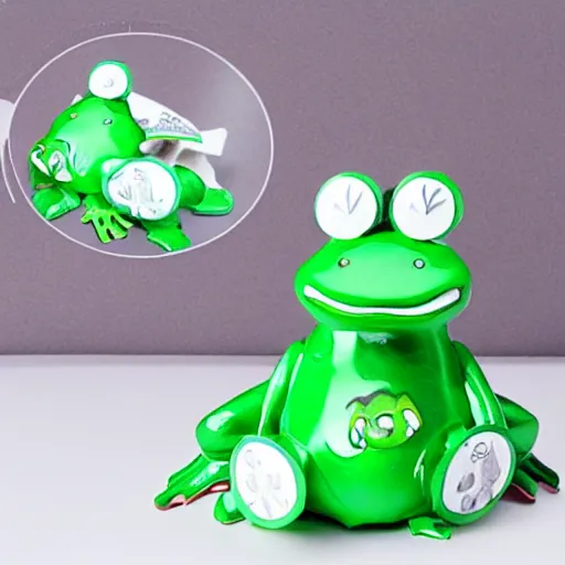 Image similar to frog money printer