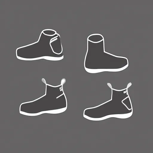 Prompt: “isometric nike boots, isometric perspective”