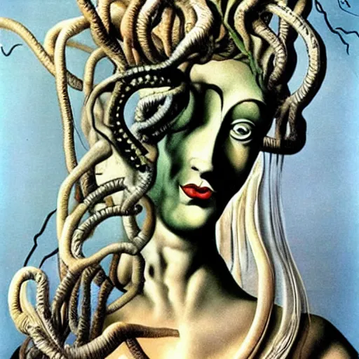 Image similar to Medusa by Salvador Dali