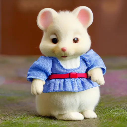 Prompt: calico critters disney goofy