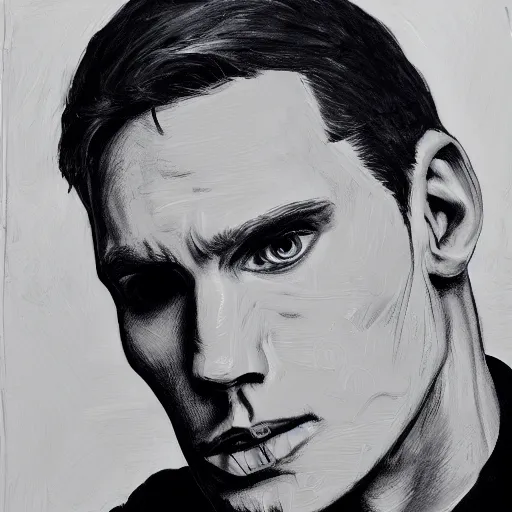 Prompt: Jerma thinking and pondering, Realistic, Hyperrealistic, Highly Detailed, Very Detailed, HD Quality, 8k Resolution, Digital Art, Oil Painting, Trending on Artstation, Real Life