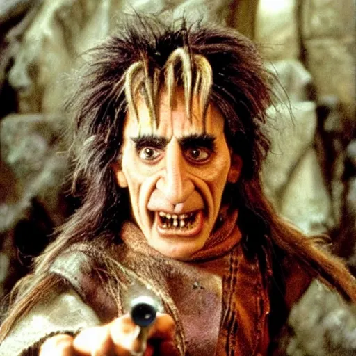 Image similar to Hoggle from movie The Labyrinth looking like Anthony Fauci.