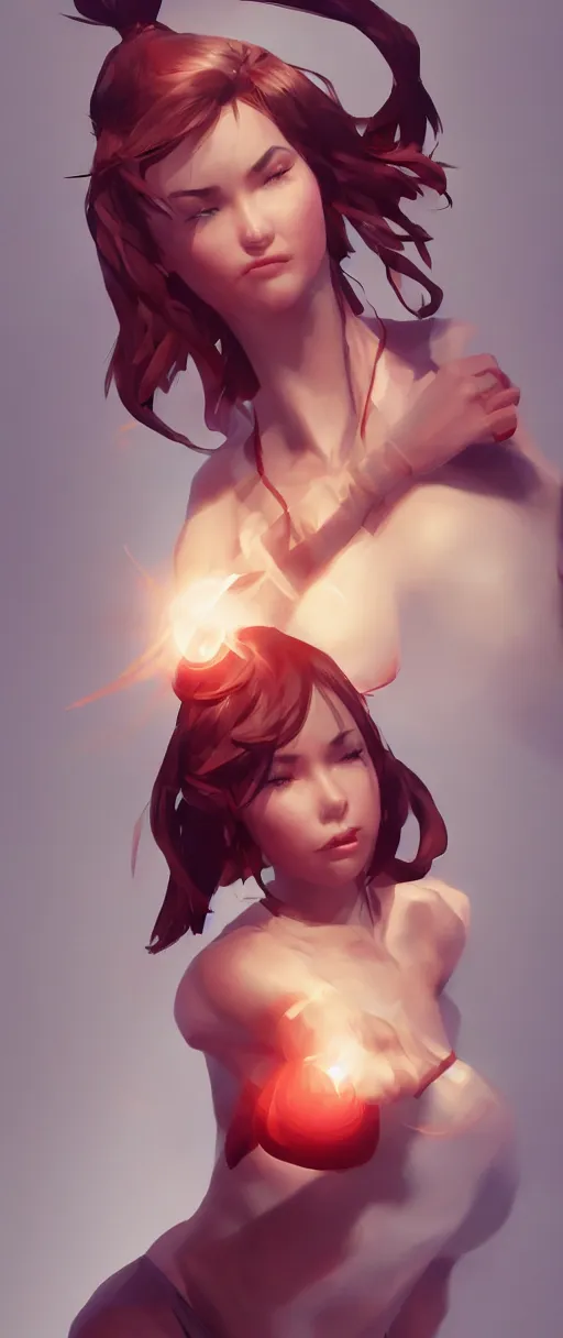 Image similar to 💃👯‍♀️🤼‍♀️, happy appearance, ioyful vibe and lighting, cgsociety, artstation, in the style of artgerm