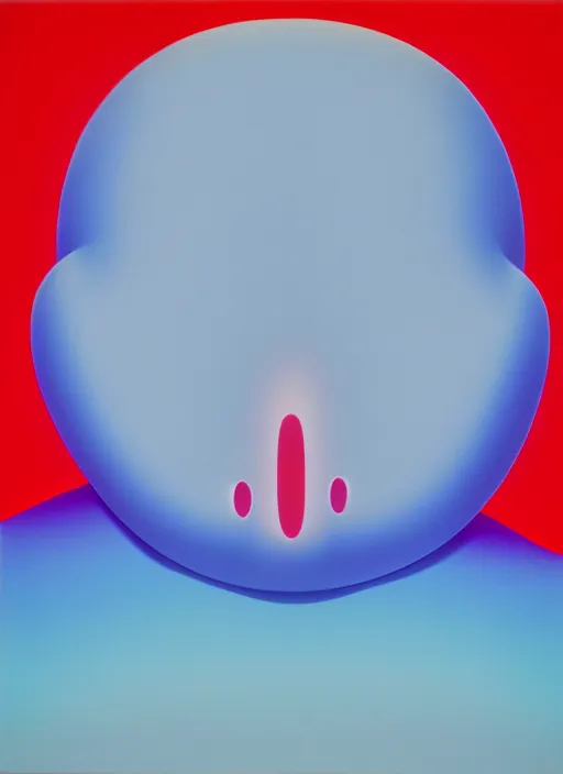 Prompt: ghost by shusei nagaoka, kaws, david rudnick, airbrush on canvas, pastell colours, cell shaded, 8 k