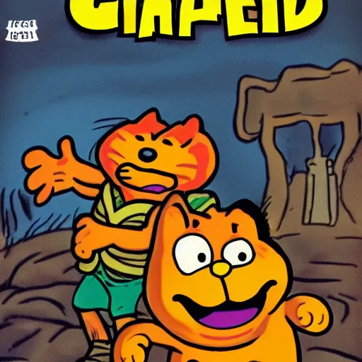 Image similar to garfield comic john dark