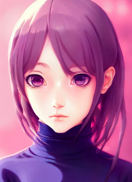 Image similar to portrait of beautiful young anime girl, cute-fine-face, pretty face, realistic shaded Perfect face, fine details. Anime, final fantasy, highly detailed, artstation, illustration, art by Ilya Kuvshinov and Andrew jones