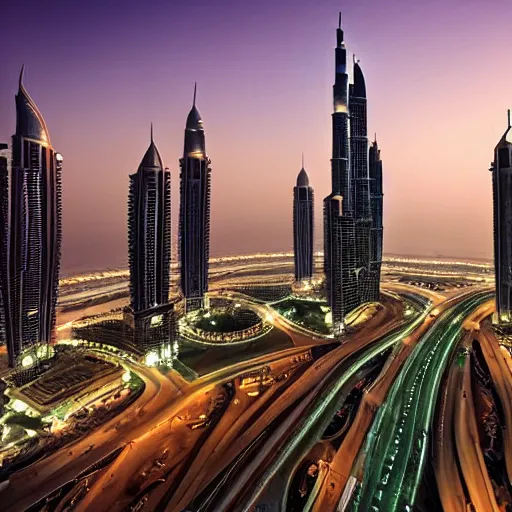 Image similar to gta : dubai, by justin jerard