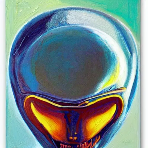 Image similar to alien by wayne thiebaud