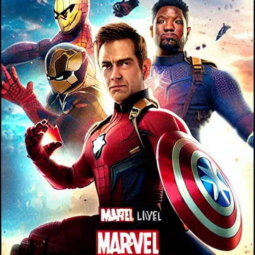 Image similar to marvel's robbie baldwin, live action, movie poster,