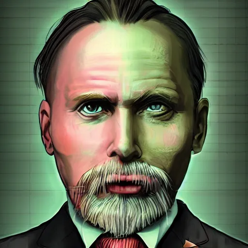 Prompt: Alexander Dugin became an cringe degraded abomination, full of colour, cinematic lighting, trending on artstation, 4k, hyperrealistic, focused, cinematic