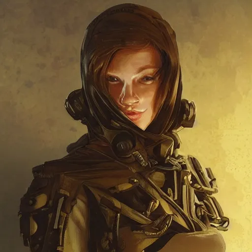 Image similar to Eveline from Biohazard 7, highly detailed, digital painting, artstation, concept art, smooth, sharp focus, illustration, ArtStation, art by artgerm and greg rutkowski and alphonse mucha and J. C. Leyendecker and Edmund Blair Leighton and Katsuhiro Otomo and Geof Darrow and Phil hale and Ashley wood and Ilya repin and Charlie Bowater