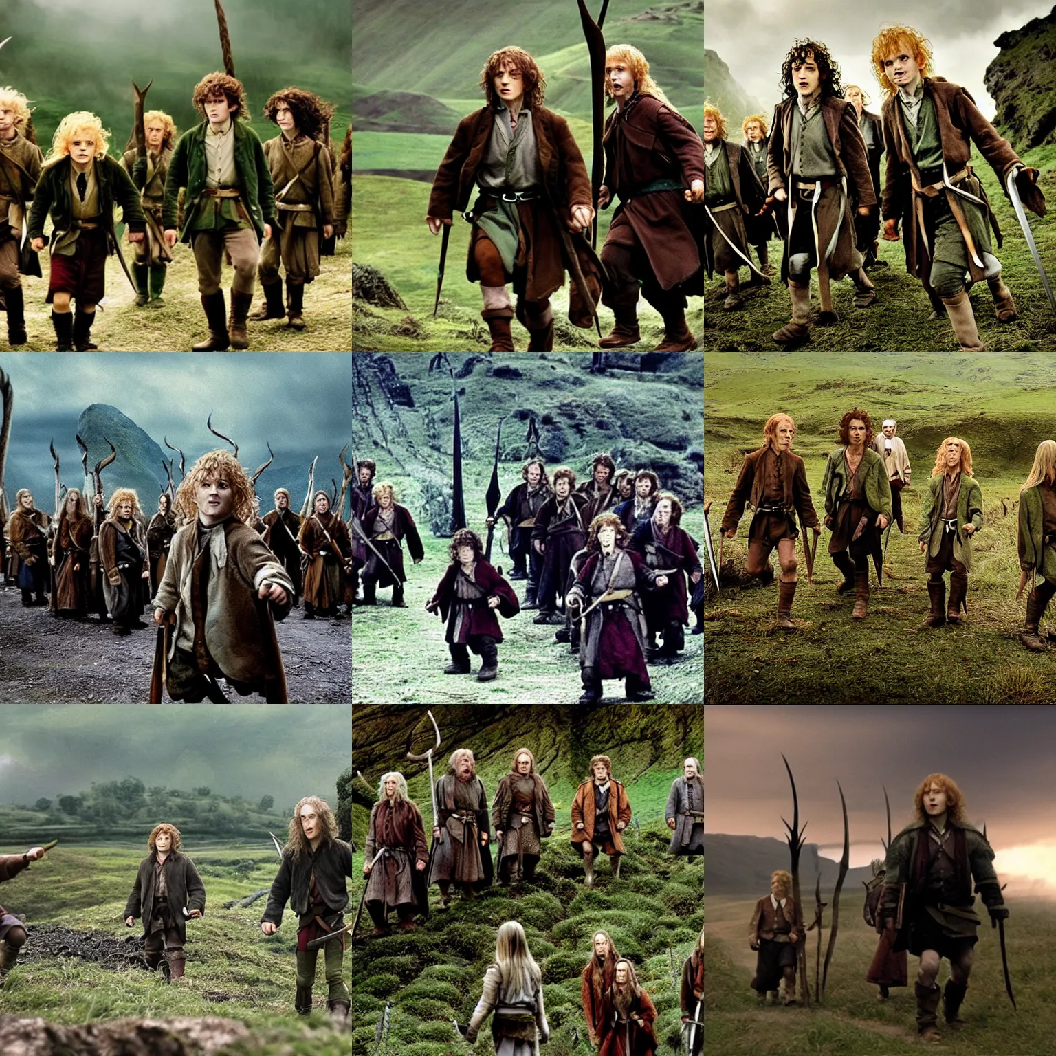 Prompt: They're Taking The Hobbits To Isengard