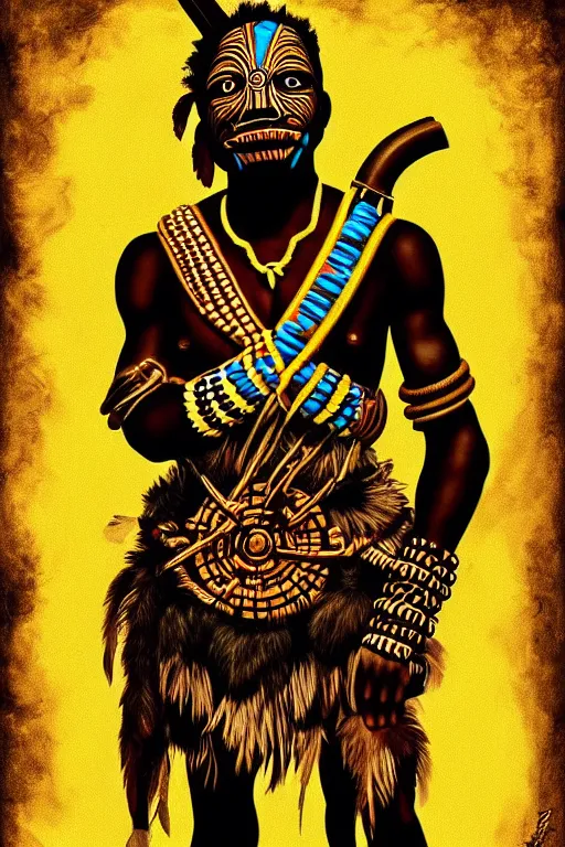 Prompt: papuan tribe, aesthetic, bioshock art, pop art style, by mike swiderek, jorge lacera, ben lo, tyler west,, ultrarealistic, sharp focus, intricate, ultra high definition, ultra resolution details, fine details, very details, proportional, shadow effect