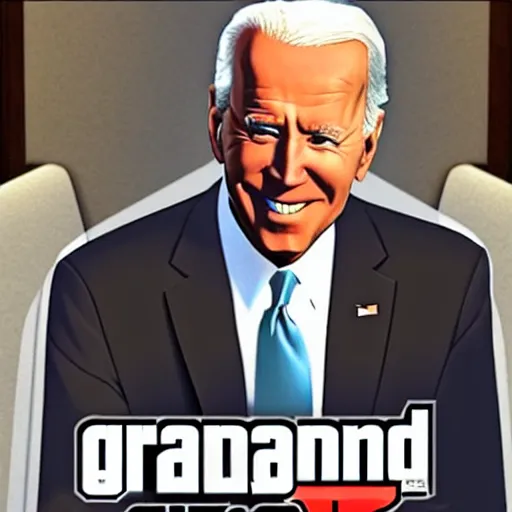 Prompt: Joe Biden in Grand Theft Auto