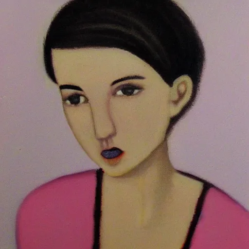 Image similar to young female with dark hairs by Linda Garland