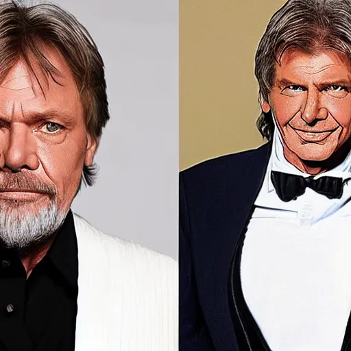 Image similar to mark hamill mixed with harrison ford