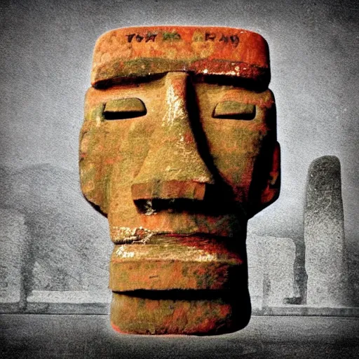 Gigachad as an Easter Island head Stable Diffusion - PromptHero