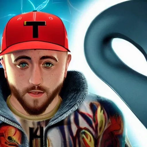 Prompt: mac miller, as a character in tekken