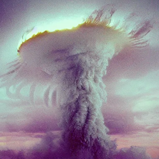 Prompt: An alien tornado