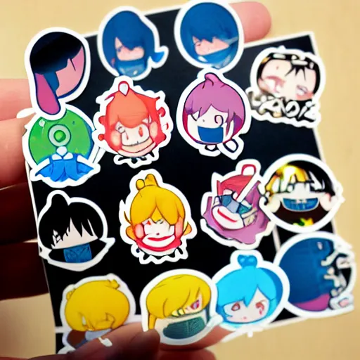 Image similar to kawaii boy sticker