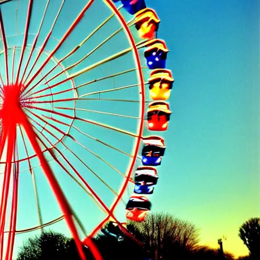 Image similar to !!! cat!!!, ( ferris wheel ), feline, sitting, riding, award winning photo