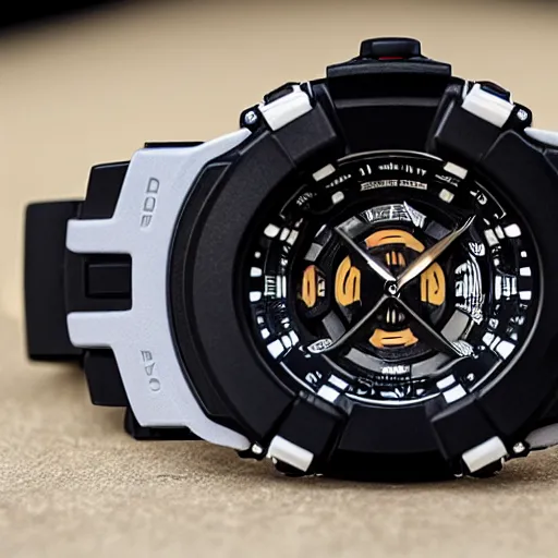 Prompt: gshock ga 2100 design by kikuo ibe