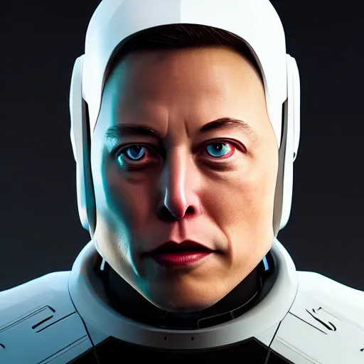 Image similar to Elon Musk as a Cyborg, as a vinyl figure, studio, light, artstation, octane render, unreal engine, 3D rendering, 8k,