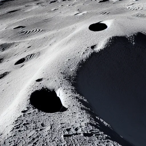 Prompt: moon structure on the edge of a crater designed by zaha hadid, cliff architecture, photography