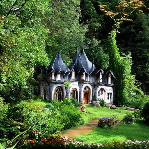 Image similar to elrond's house, rivendell