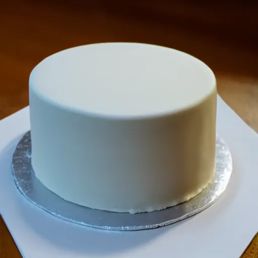 Prompt: minimalist cake