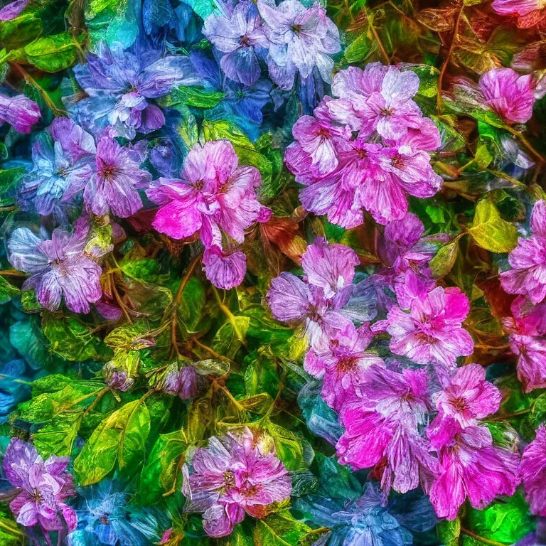 Image similar to a beautiful picture of aristolochiaceae flowers, structural, textural, fantasy art, high quality, 8 k resolution, shining