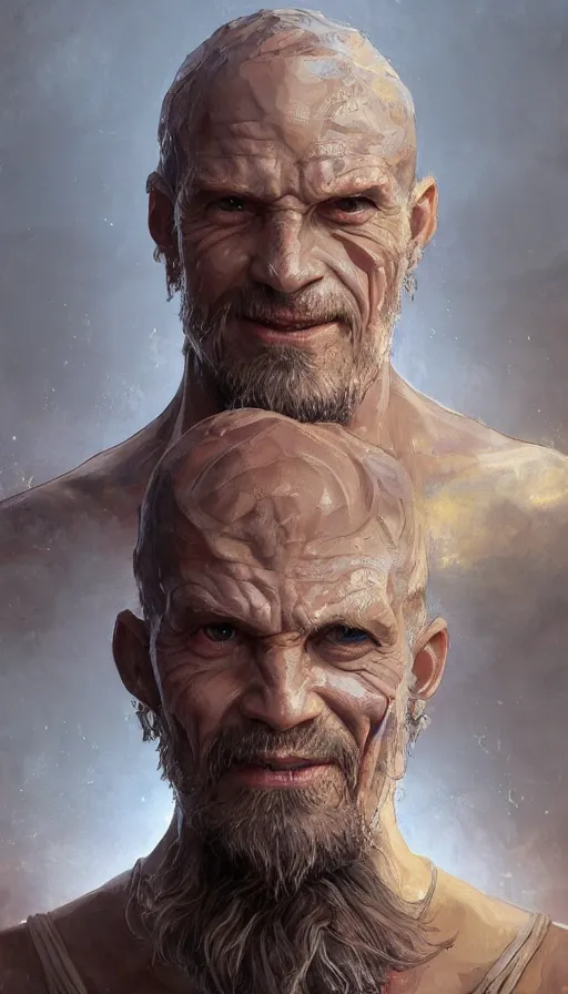 Prompt: ugly smile, rough and ugly male, fame of thrones, lord of daggers, neon, fibonacci, sweat drops, insane, intricate, highly detailed, digital painting, artstation, concept art, smooth, sharp focus, illustration, Unreal Engine 5, 8K, art by artgerm and greg rutkowski and alphonse mucha