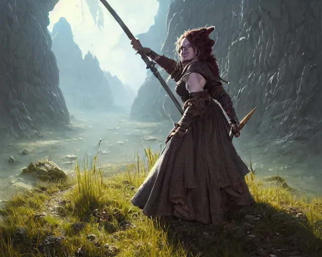 Image similar to highly detailed portrait of helena bonham carter as a fantasy goblin, in skyrim, stephen bliss, unreal engine, fantasy art by greg rutkowski, loish, rhads, ferdinand knab, makoto shinkai and lois van baarle, ilya kuvshinov, rossdraws, tom bagshaw, global illumination, radiant light, detailed and intricate environment