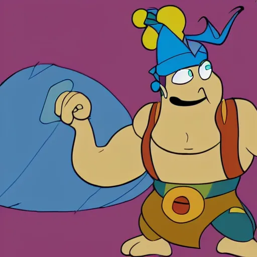 Prompt: I dream of Genie as a cartoon