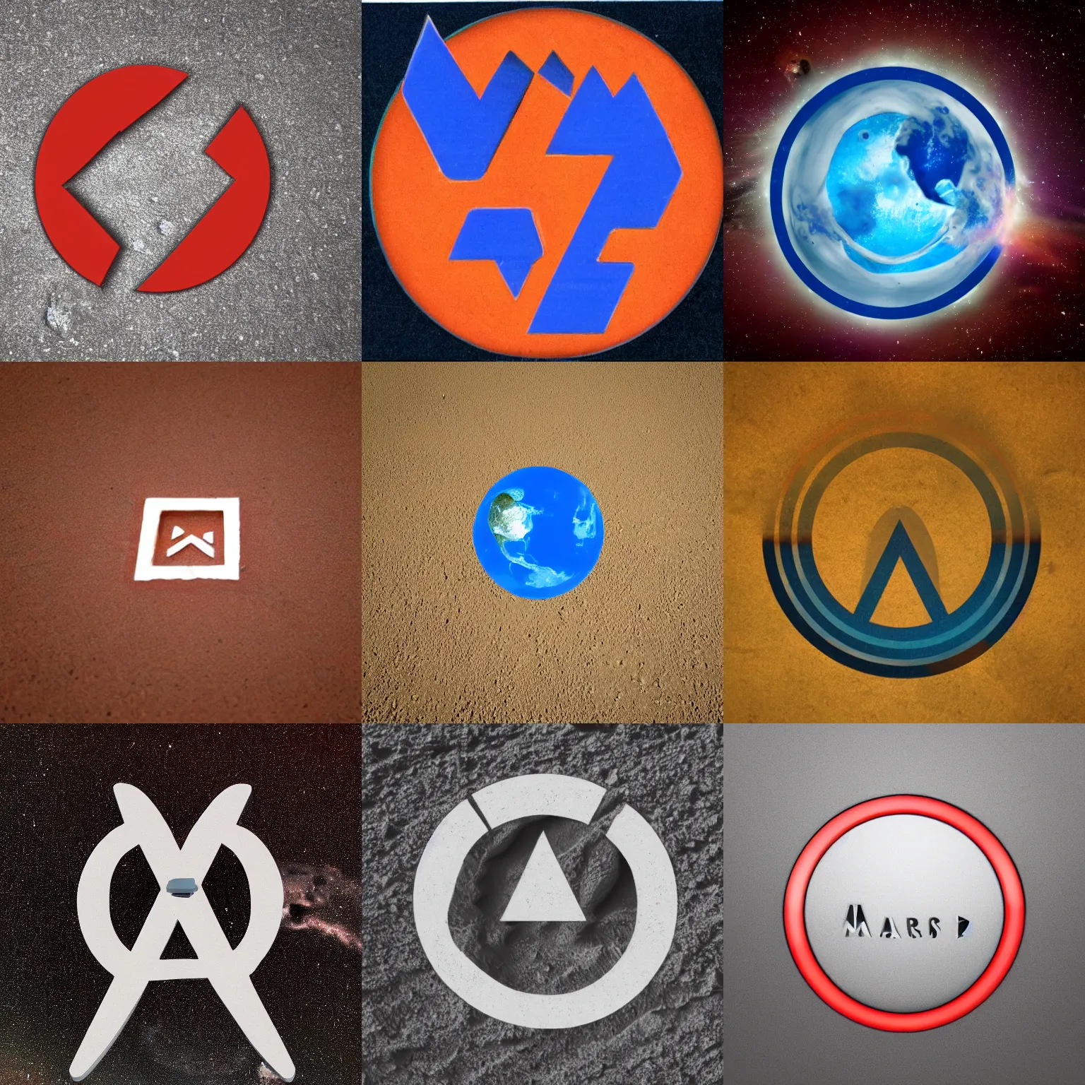 Prompt: mars symbol