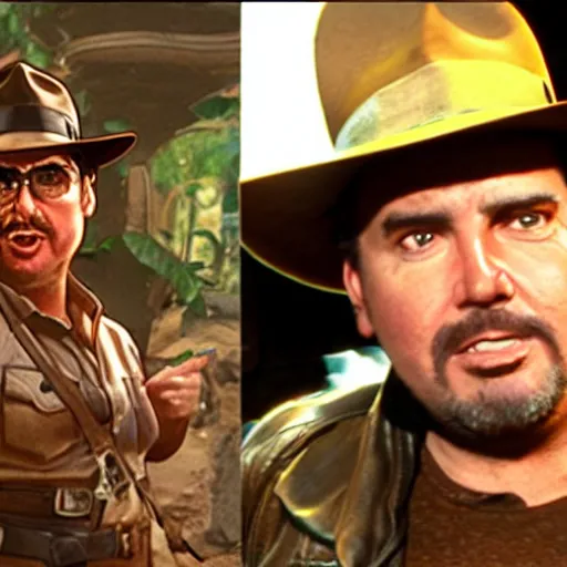 Image similar to Jeff Gerstmann as Indiana Jones