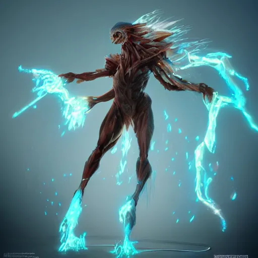 Prompt: a creature made of pure energy, made by Stanley Artgerm Lau, WLOP, Rossdraws, ArtStation, CGSociety, concept art, cgsociety, octane render, trending on artstation, artstationHD, artstationHQ, unreal engine, 4k, 8k,