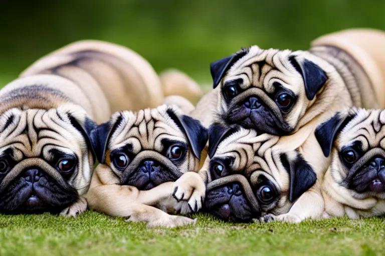 Image similar to a pug centipede, photo