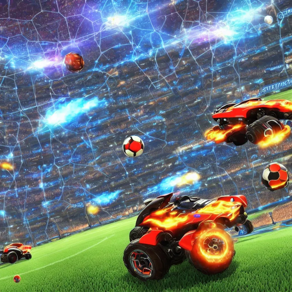 Image similar to Stephen Hawking in rocket league