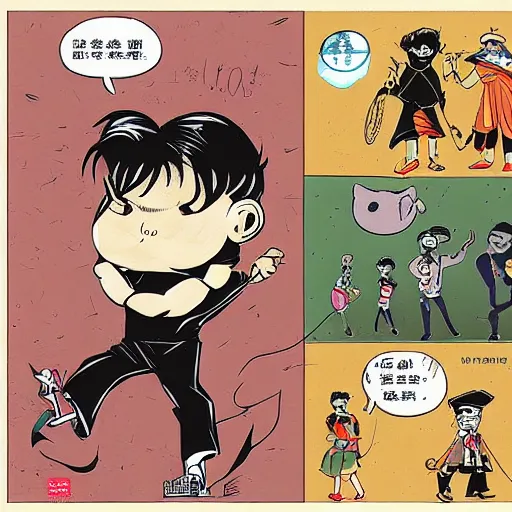 Image similar to a character by sonny liew