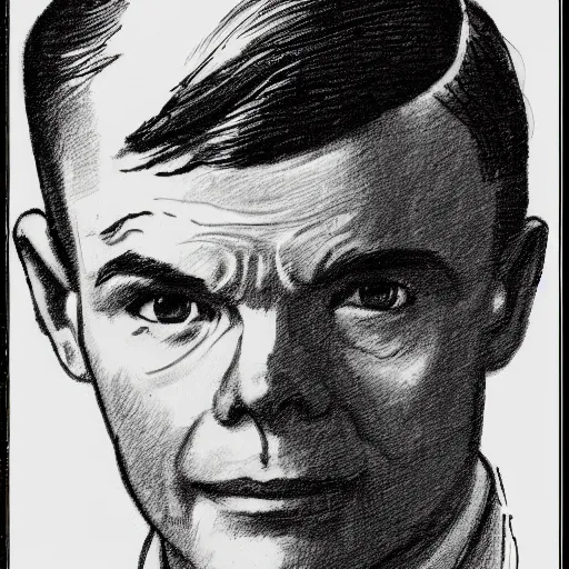 alan turing detailed technical sketch | Stable Diffusion | OpenArt