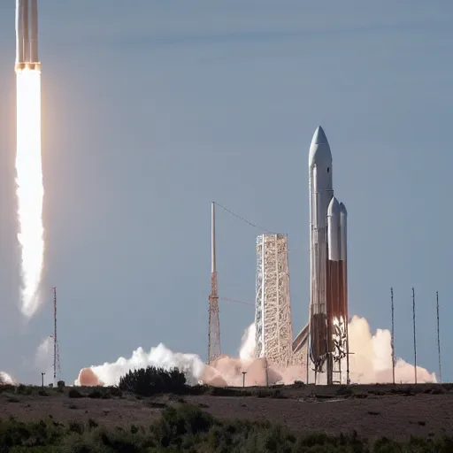 Prompt: a picture of elon musk launching like he's a rocket, full body, dslr, launch test