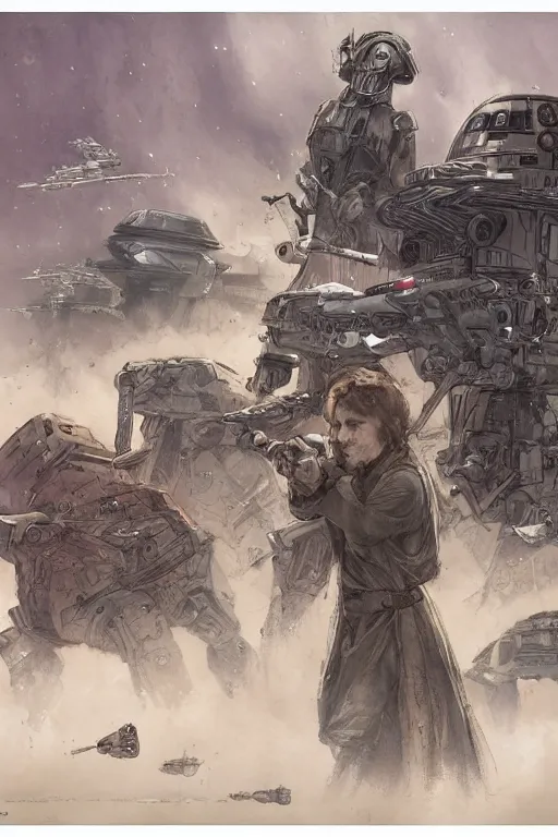 Image similar to star wars, by jean - baptiste monge