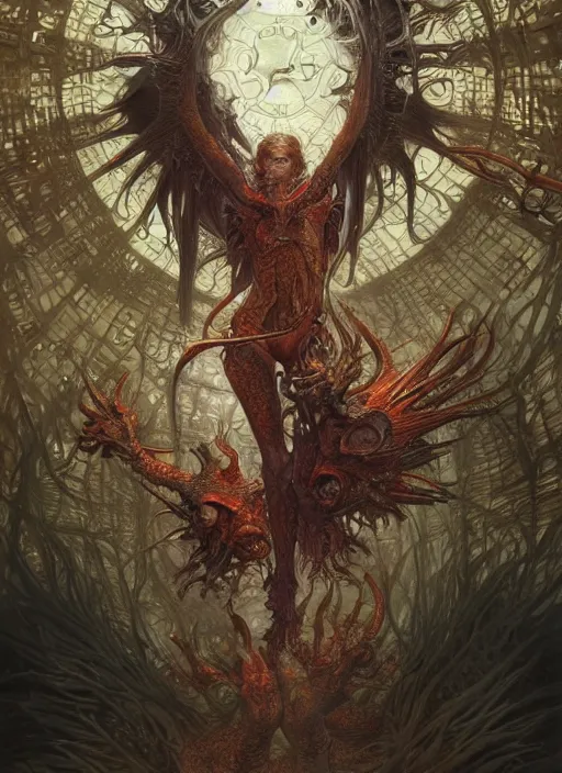 Image similar to an intricate pencil sketch of monster anatomy, vivid colors, ultra realistic, concept art, intricate details, eerie, highly detailed, photorealistic, octane render, 8 k, unreal engine. art by artgerm and greg rutkowski and charlie bowater and magali villeneuve and alphonse mucha