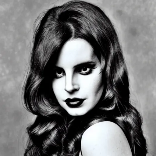 Image similar to lana del rey by tim burton