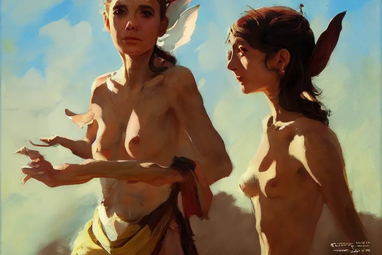 Image similar to greg manchess portrait of a house elf standing victorious in an arena, profile picture, organic painting, sunny day, matte painting, bold shapes, hard edges, street art, trending on artstation, by huang guangjian, gil elvgren, ruan jia, randy vargas, greg rutkowski