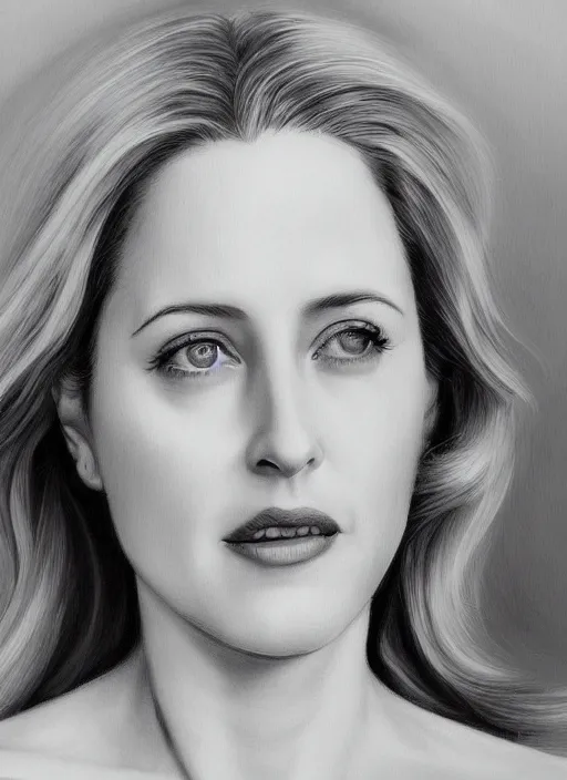 Prompt: a beautiful painting of young gillian anderson by botong francisco, detailed, trending on artstation, hd, masterpiece