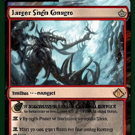 Image similar to sin gorger magic the gathering card art